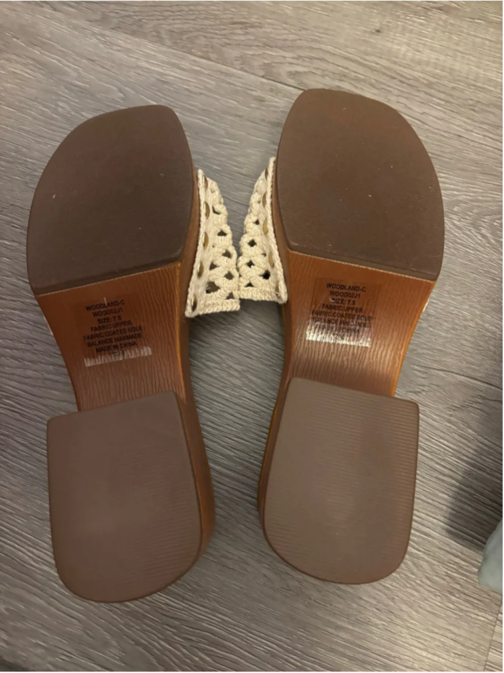 Madden Girl Platform Sandals Beige Brown Size 7.5